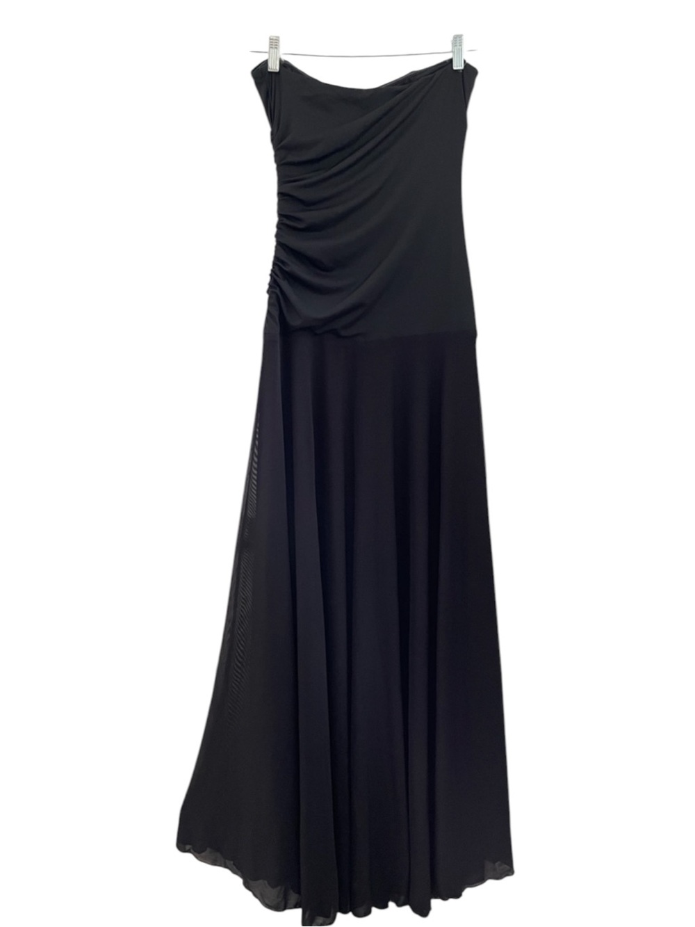 Peppermayo Ruben Black Strapless Maxi Dress US 6 NWT - Picture 6 of 13